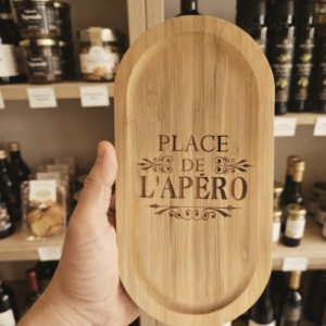 Planche apéro en bois - Place de l'apéro - 20x10cm