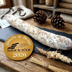 Saucisson sec au Camembert