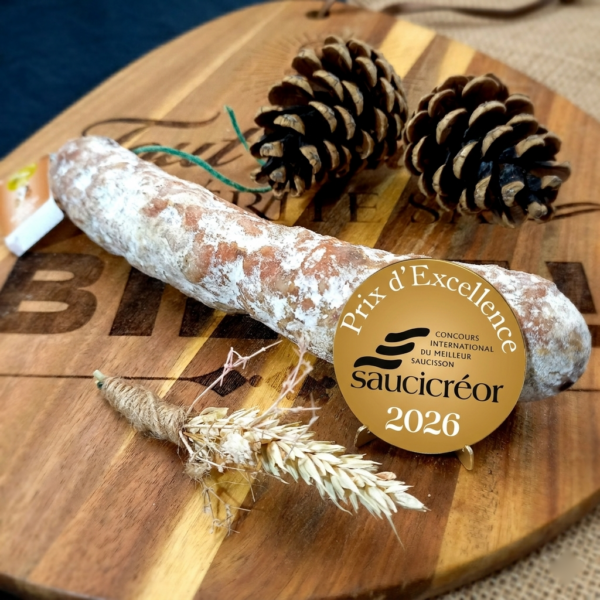 Saucisson sec aux noix 180g – Goût exceptionnel