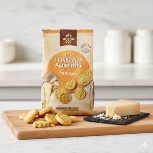 Biscuits parmesan sachet 100g