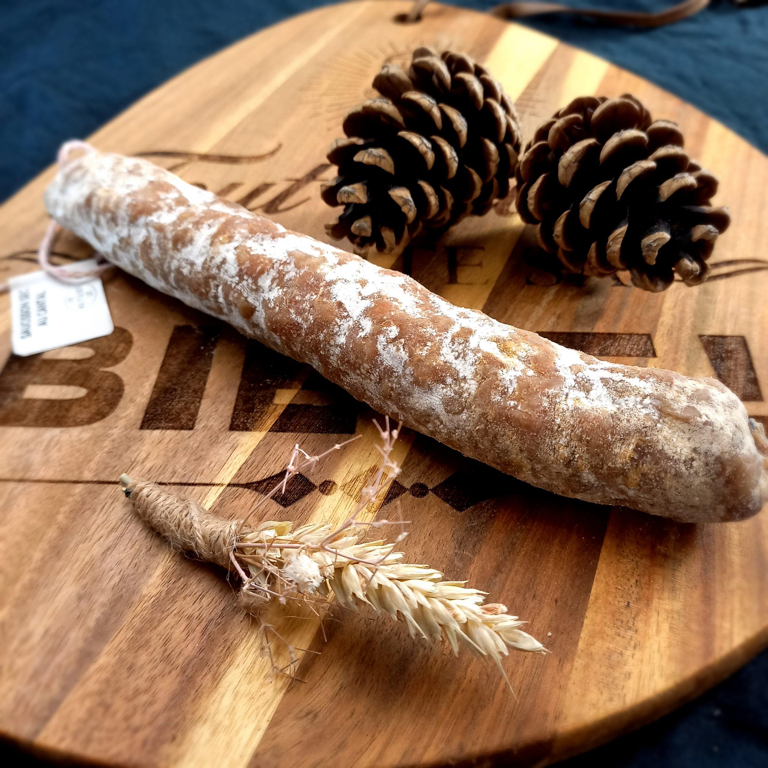 Saucisson sec au Cantal AOP 180g - Goût exceptionnel du Terroir d’Auvergne