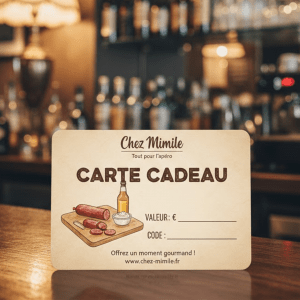 Carte cadeau de 10€ à 100€ – Offrez un apéritif gourmand sur mesure