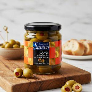 Olives farcies poivron bocal 125g