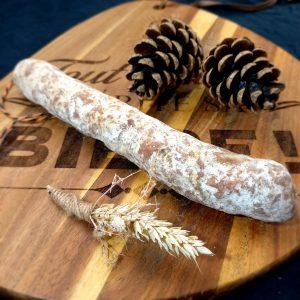 Saucisson sec au St Nectaire AOP 180g - Goût exceptionnel du Terroir d’Auvergne