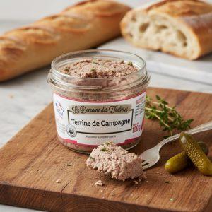 Terrine de Campagne 180g – Spécialité de Nouvelle-Aquitaine pour apéritif gourmand
