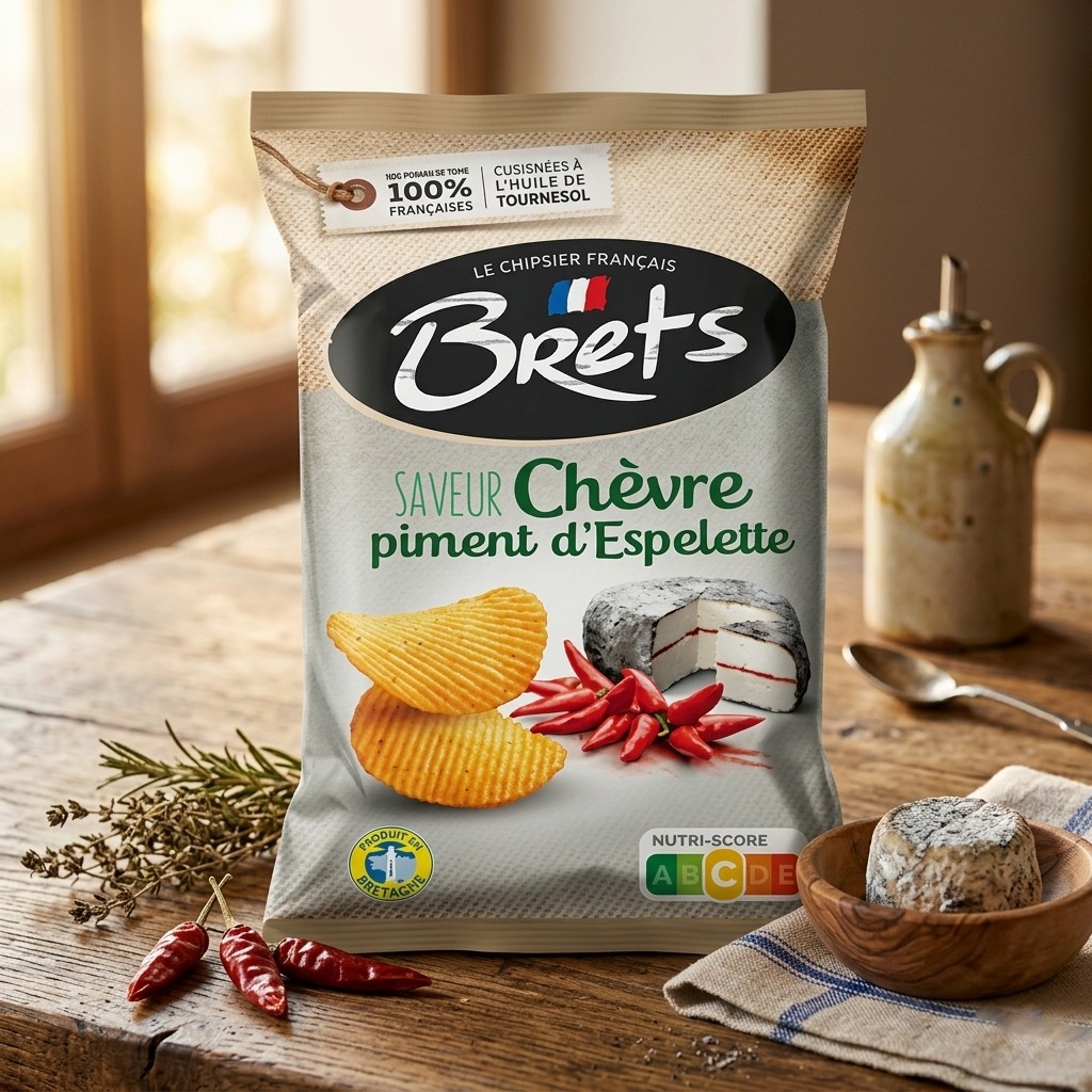 Chips Chèvre piment d’Espelette