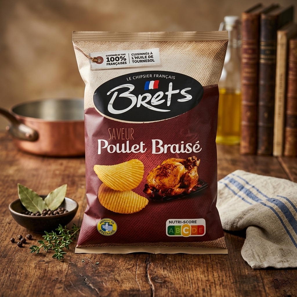 Chips Poulet braisé Bret's