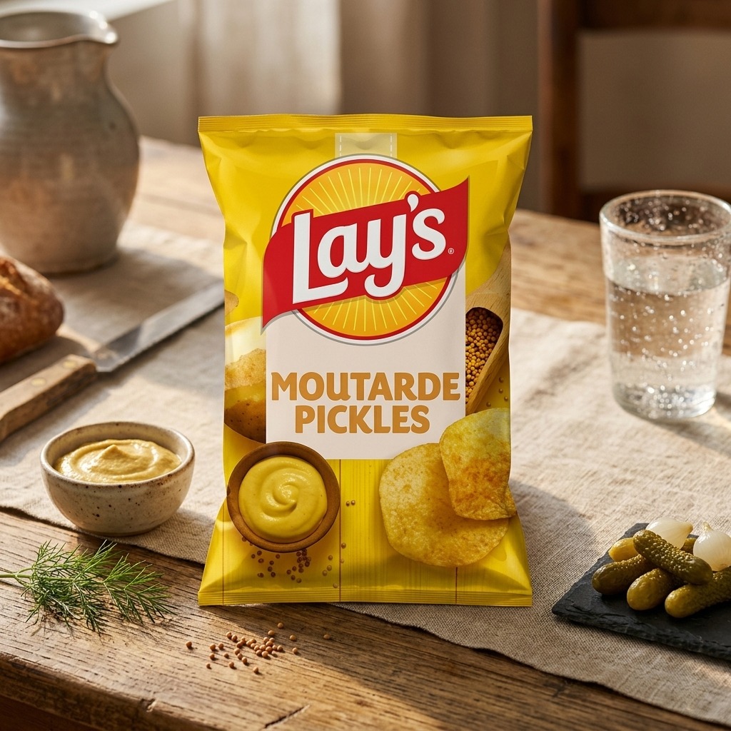 Chips Moutarde pickles Lay's
