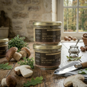 Terrine de chevreuil aux cèpes - 180g