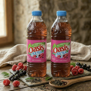 Oasis Saveur Framboise Cassis Ice Tea Thé glacé - 1,5L
