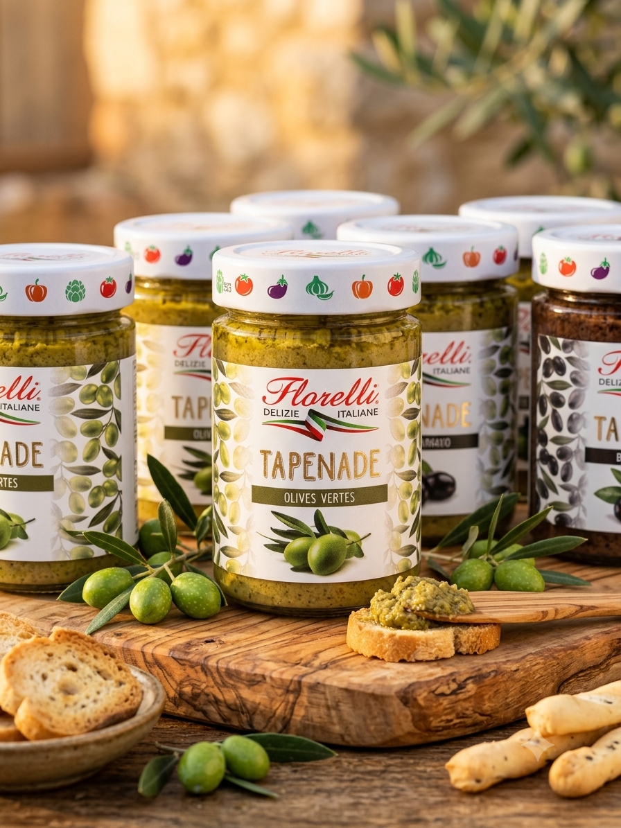 Tapenade d'olives vertes