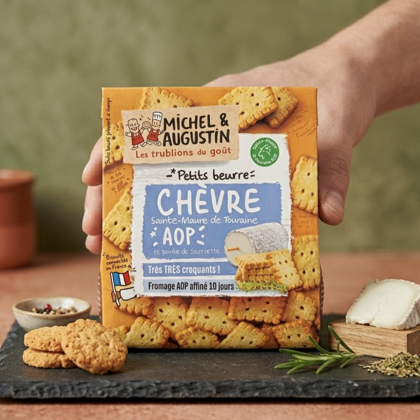 Petit beurre Chèvre AOP sarriete