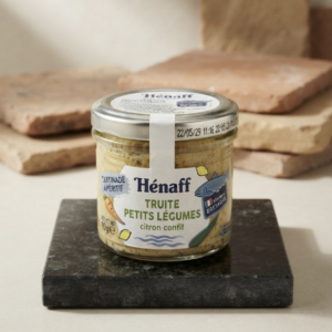 Tartinade Hénaff Truite et petits légumes