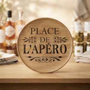 Planche apéro en bois - Place de l'apéro - 37cm